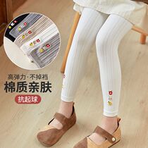 Girl Beats Bottom Pants Spring Autumn Pure Cotton Outside Wearing Thin Baby Pants Socks Baby Girl Children Socks Autumn Winter Even Pants Socks