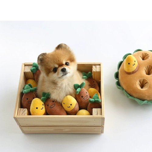 Собака -игрушка милый картофельный пахнет скрытый головоломка головоломка, маленькая собачья плюшевая uninc