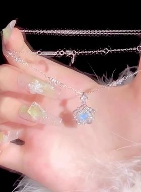 被问了无数遍!!设计师款海洋之心星星锆石项链精致小众独特颈链