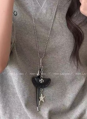 2025新款轻奢小众爱心吊坠项链