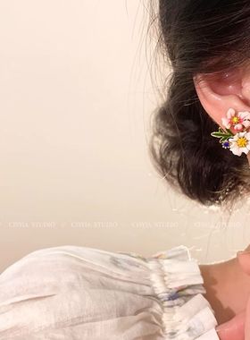 轻奢甜妹气质高级感耳饰