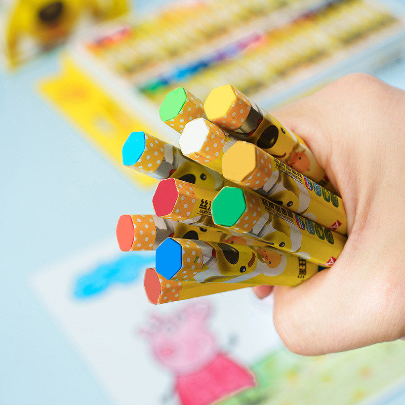 油画棒美术专用diy小学生专用幼儿园儿童蜡笔不脏手不沾手36色24色12色可水洗水溶性宝宝画画炫彩棒彩色笔,淘宝优惠券,粉丝福利购,淘宝优惠卷