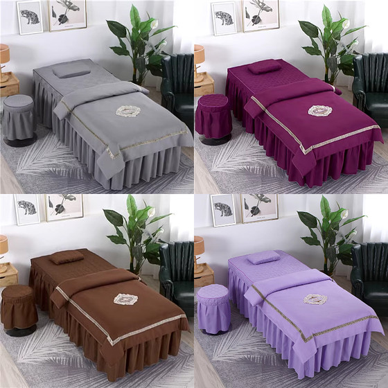 Beauty bedspread set of four for massage and therapy, suitable for all seasons
