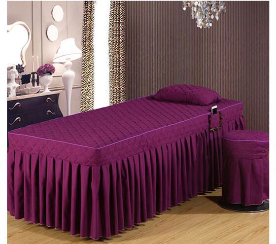 Beauty bedspread pillowcase two-piece set for physical therapy and massage