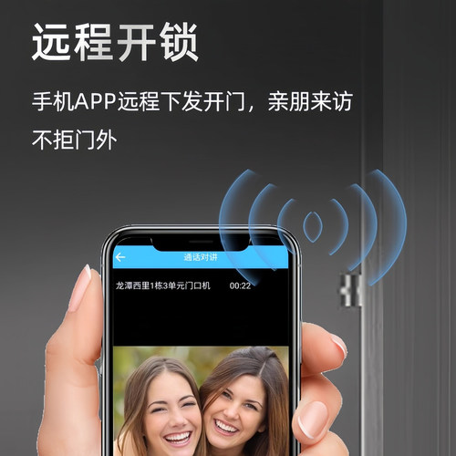 奥硕天无线楼宇可视对讲门铃安防系统智能智慧社区手机远程云门禁 - 图1