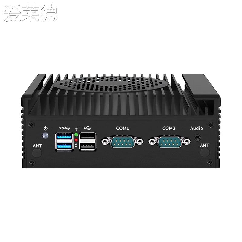 爱莱德岩控迷你工控小主机嵌入式i3-N305双网双串爱快微型无风扇工控机 - 图3