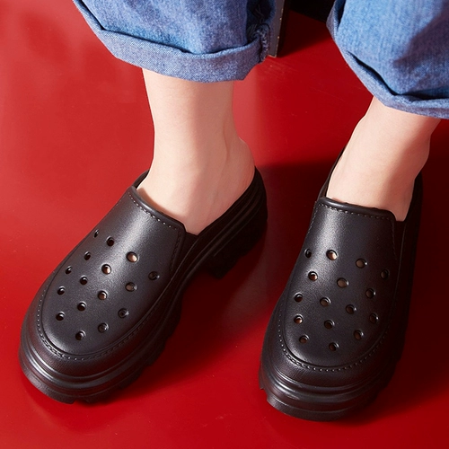 Летняя обувь на платформе, слайдеры в английском стиле, высокие сандалии, коллекция 2022, в британском стиле