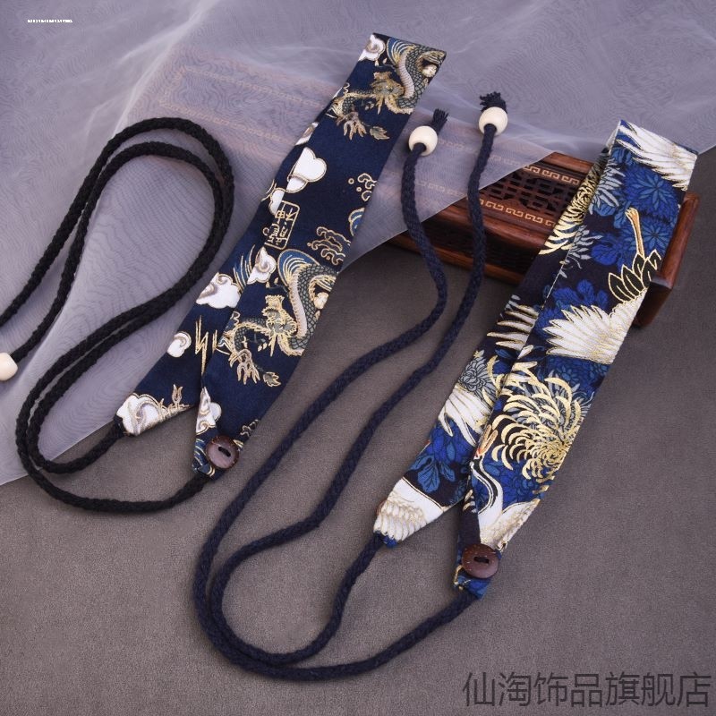 肩带配饰龙纹装龙成人额头汉服新款发束嘻哈2023男生头绳风流眉心 - 图2