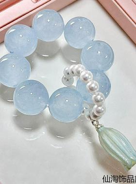 辽博文创簪花手串辽宁省博物馆同款簪花手串手链现货