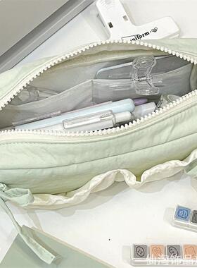 ns风简约小清精致面包袋笔袋文具袋笔袋ins初高中家用收纳