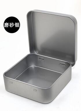 迷你收纳套盒子黑白磨砂马口铁