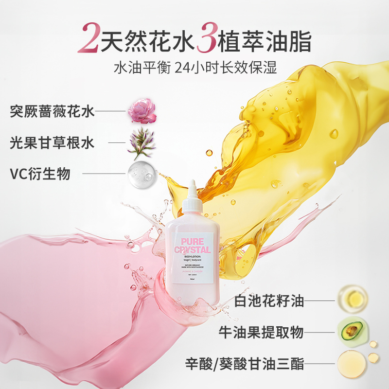 Reze爱睿丝烟酰胺美白身体乳补水保湿滋润秋冬香孟子义同款留香