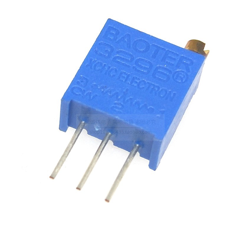 3296W多圈可调电位器1K2K5K10K20K50K100K200K500K1M 顶调203 104 - 图3