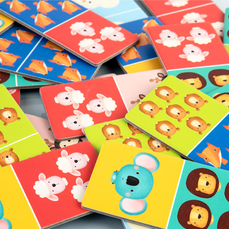 yaofish智趣早教启蒙桌游3多米诺 yaofish鳐鳐鱼儿童桌面游戏类