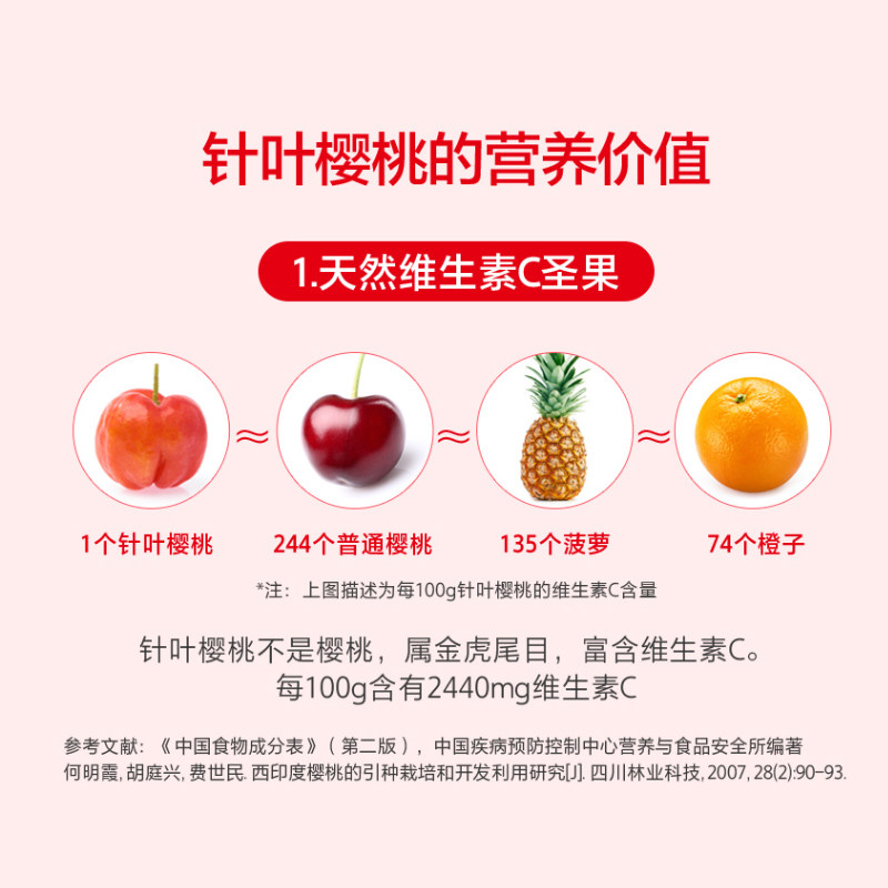 养生堂牌天然维生素c 850mg咀嚼片 瑞和大药房维生素/复合维生素