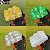 golf strong magnet closed iron rod cover golf club head sleeve ball head cap sleeve protective sleeve male and female universal