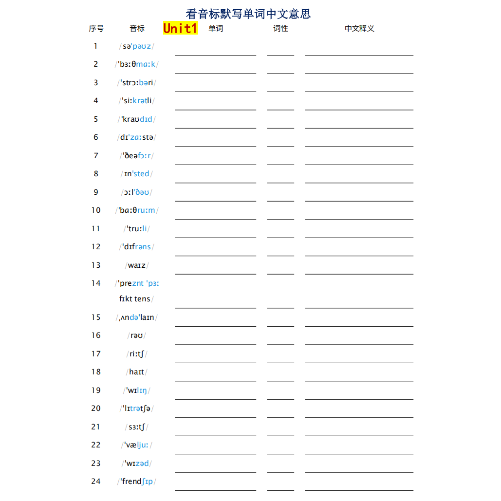 外研版七八九年级初中英语全册重点短语词组句型汇总复习笔记用本