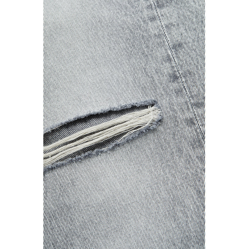 纯棉破洞直筒牛仔长裤女 ochirly欧时力2024新款夏装阔腿裤休闲,淘宝优惠券,粉丝福利购,淘宝优惠卷