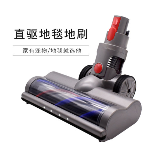 适配戴森吸尘器吸头V6 DC58 74 V7 V8 V10 V11配件地板刷软绒滚筒 - 图2