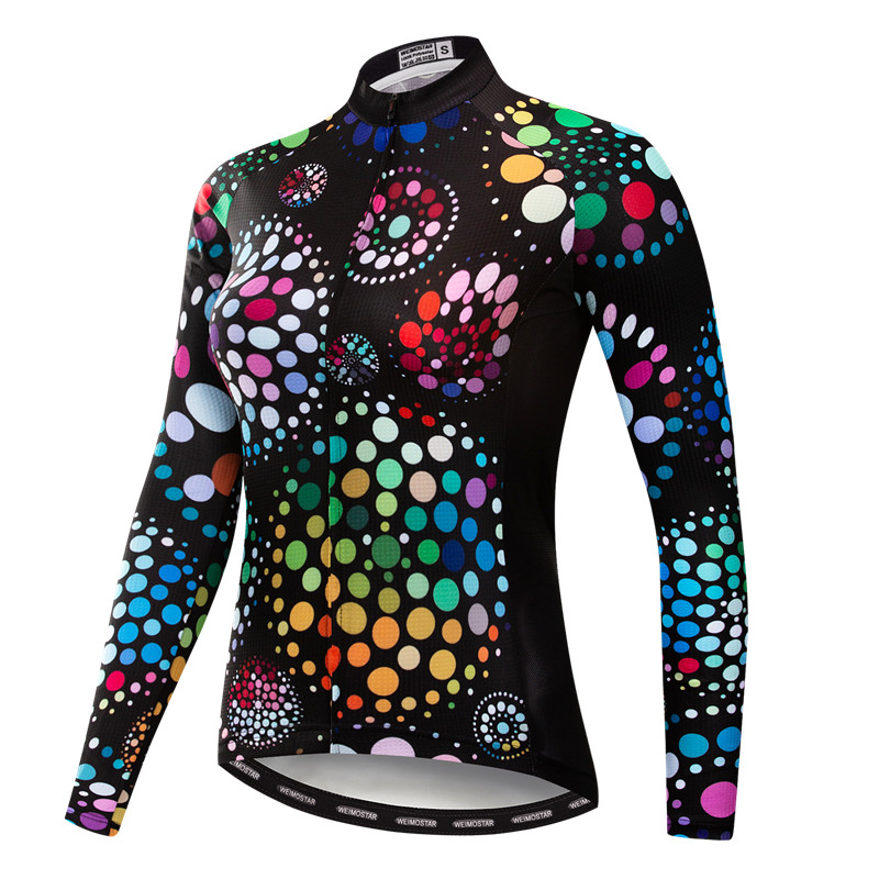 Weimostar Cycling Jersey Women's Long Sleeve Bicycle Clothin - 图0