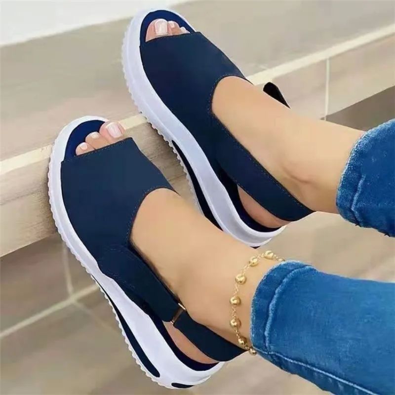 Shoes Summer Women Sandals Peep Toe Sandals Ladies Lightweig - 图0