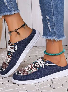 Spring and Autumn Fashion New Women's Round Toe Walking Shoe