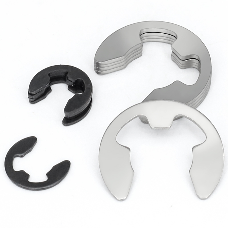 304不锈钢开口挡圈卡簧卡轴用E型65锰钢e型卡簧扣65Mn卡簧钳GB869 - 图3