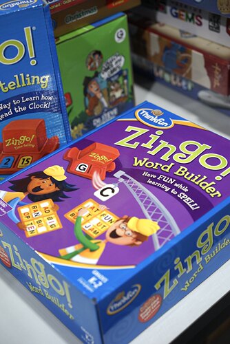 【栗栗巫】Thinkfun眼明手快时间乐串字乐Zingo游戏儿童益智玩具 - 图1