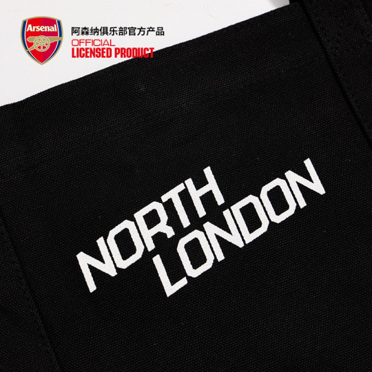 Arsenal Arsenal tienda insignia oficial auténtico cañón magnético impreso almacenamiento de bolsa de lona del norte de Londres