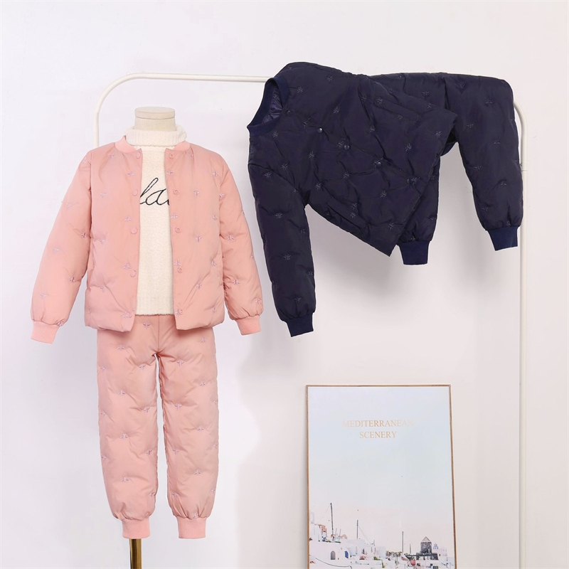 校服神器儿童羽绒棉服中大童男厚棉袄宝宝小童内胆女加绒棉衣冬季