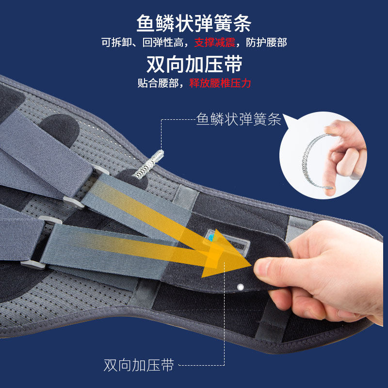 医用腰椎间盘突出疼腰围腰托护腰带 海斯迈斯护具（器械）