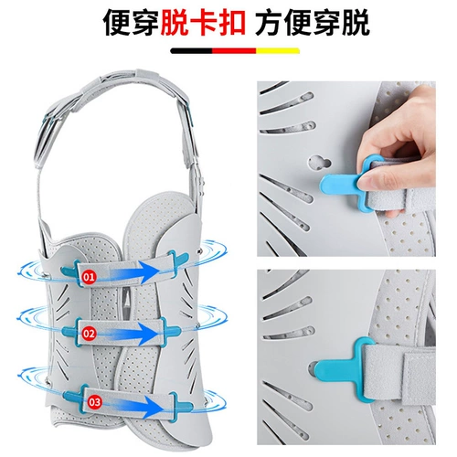 Грудные поясничные позвонки с фиксированными кронштейнами сжатый перелом