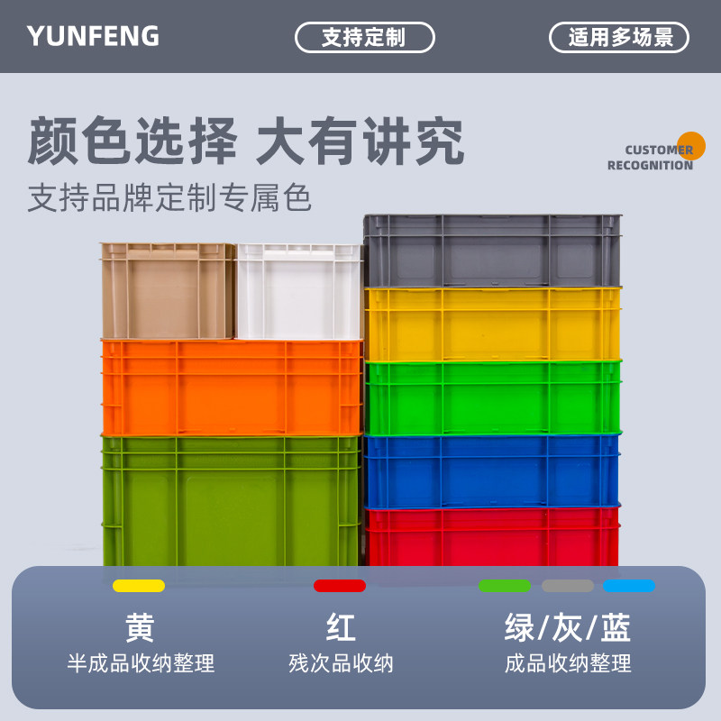 塑料周转箱汽车零部件专用物流箱仓库仓储中转运输加厚长方形筐框,淘宝优惠券,粉丝福利购,淘宝优惠卷
