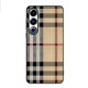European and American plaid Meizu 21 mobile phone case leather case