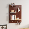 Creative storage rack wall storage rack wall bookshelf