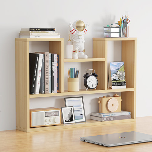 桌上书架学生宿舍书桌收纳架办公室桌面简易多层置物架家用整理架 - 图0