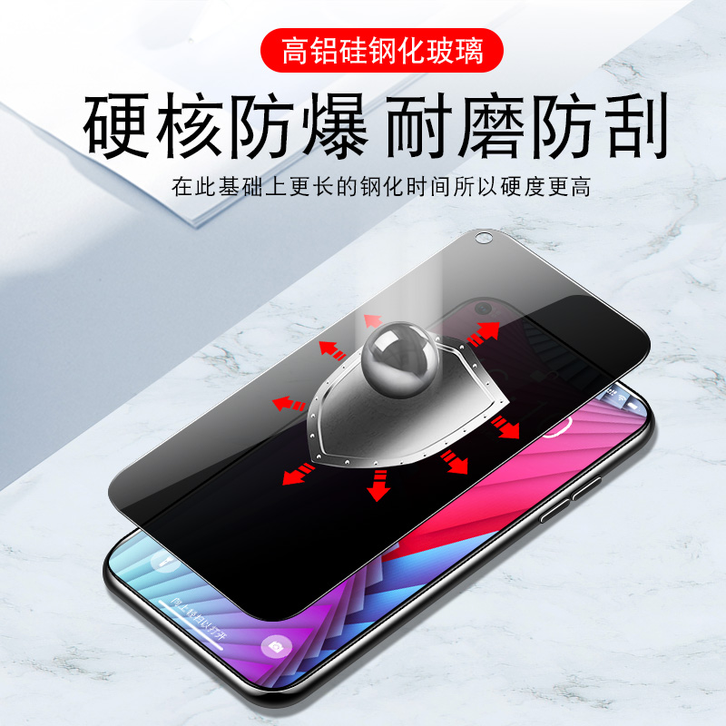 OPPO Reno4SE防偷窥莫。PEAM00钢化膜op0ren04se手机壳0ppreno4es全屏模ren4se防盗摸rene4se反透窥漠op偷看 - 图2