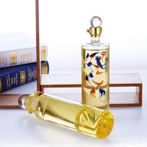 Craft Bottle A Catty Seal Small Bubble Bottle Transparent Glass Jars Home Creative White Bottle Bubble Empty Pot 1 catty of boat mouth)