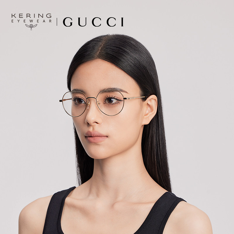 【新款】开云gucci复古圆框i光学镜 开云眼镜眼镜架