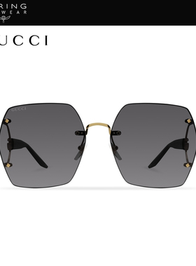 开云眼镜古驰GUCCI无框太阳镜