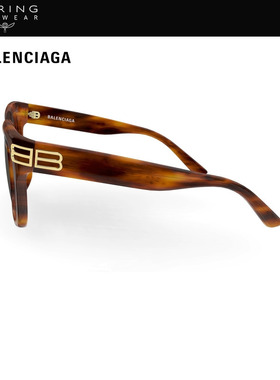 【2026新款】开云眼镜巴黎世家BALENCIAGA玳瑁太阳镜墨镜BB0433SK
