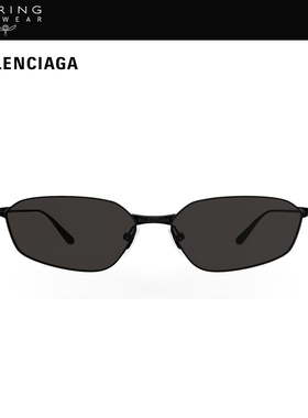开云眼镜 巴黎世家BALENCIAGA男女同款窄框小框太阳镜墨镜BB0412S