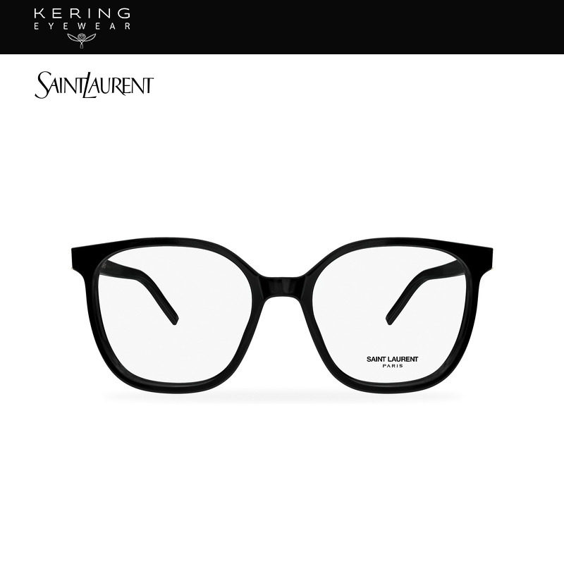 【新款】开云眼镜圣罗兰YSL男女同款猫眼光学近视眼镜框SL M155 - 图1