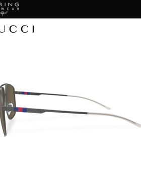 开云眼镜 古驰GUCCI男女同款飞行员前卫太阳镜墨镜GG1676S