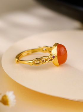 S925银镀18K金镶嵌天然和田玉小圆钉简约小清新日常百搭女士耳钉