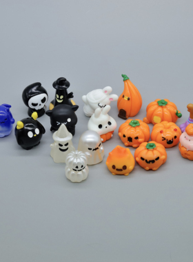 无聊了！摆一堆幽灵木乃伊兔万圣节创意工位小礼物治愈桌面小摆件