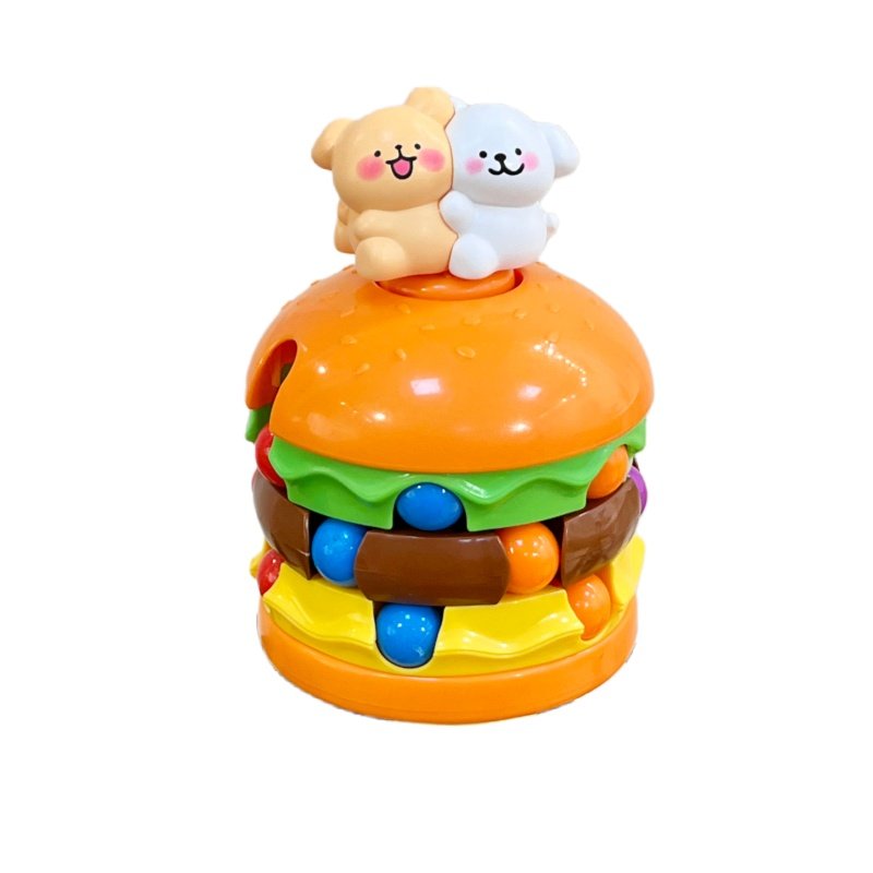 儿童自行车旋转陀螺小挂件小学生思维训练汉堡滚珠魔豆魔方玩具,淘宝优惠券,粉丝福利购,淘宝优惠卷