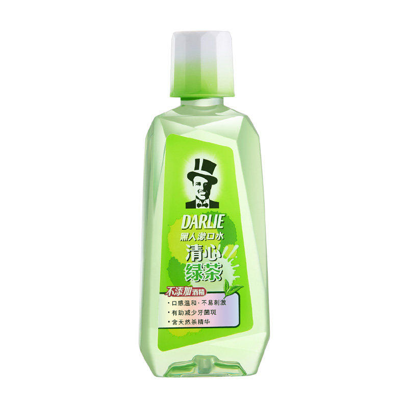 黑人绿茶便携一次性口臭抗菌漱口水 黑人亚菲尔漱口水