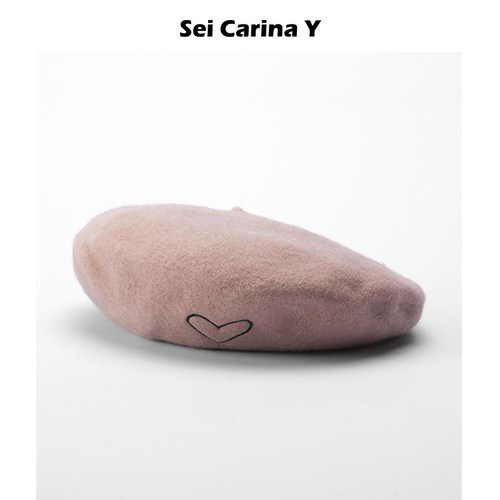 [7折]Sei CarinaY新款秋冬贝雷帽张天爱江疏影同款高级画家帽子女 - 图3