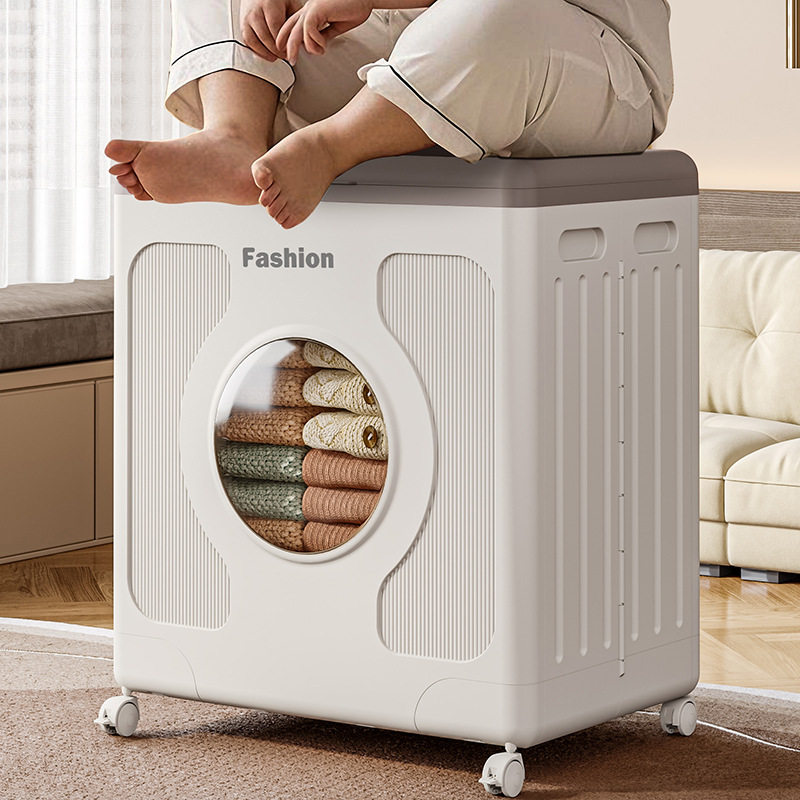 【严选】衣服收纳箱家用大容量加厚储物箱玩具被子收纳大号整理箱,淘宝优惠券,粉丝福利购,淘宝优惠卷